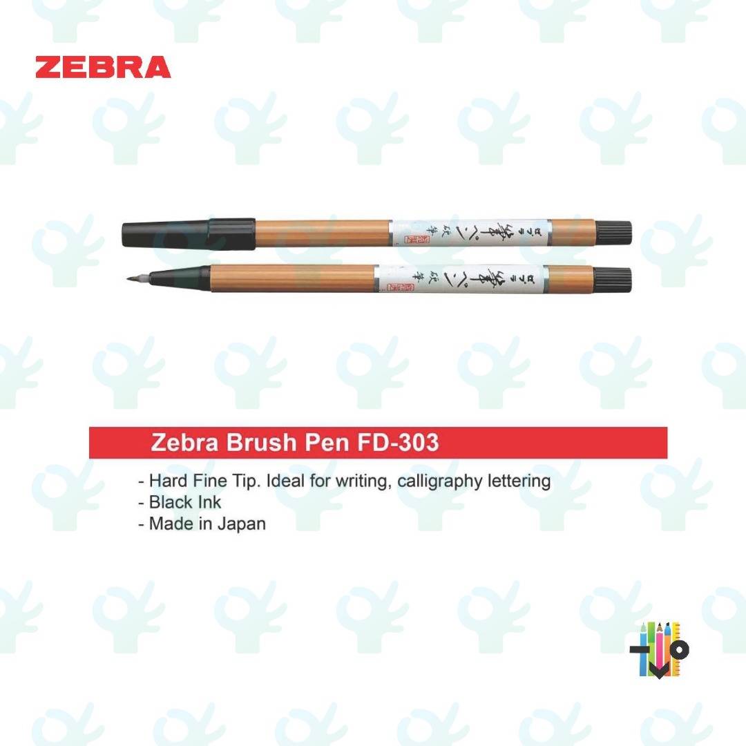 Zebra Brush Pen Soft FD302/Medium FD303